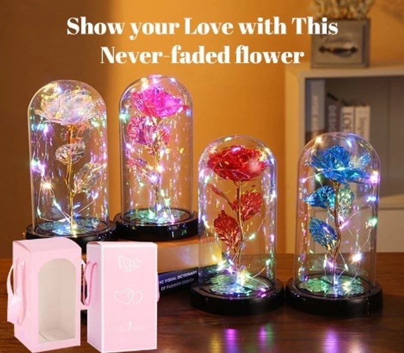 Valentine's Day Romantic Pastoral Flower Plastic Indoor Party Date Rose Flower