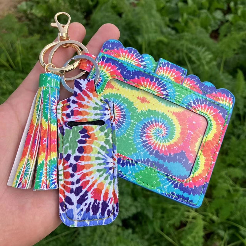 Women’s Geometric Pu Leather Open Card Holders