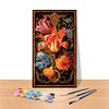(US Only)Paint By Numbers Kit On Canvas DIY Oil Art Tulip Picture Home Wall Decor40x70cm