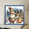 Christmas Gnomes And Elk-11CT Stamped Cross Stitch 40*40cm/15.75*15.75in tapestrymarket