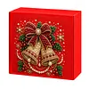 DIY Diamond Art Christmas Gift Box Red Hardboard Holiday Craft Decor Kit