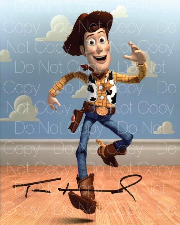 Toy Story signed Tom Hanks Woody 8X10 Photo Poster painting picture poster autograph RP