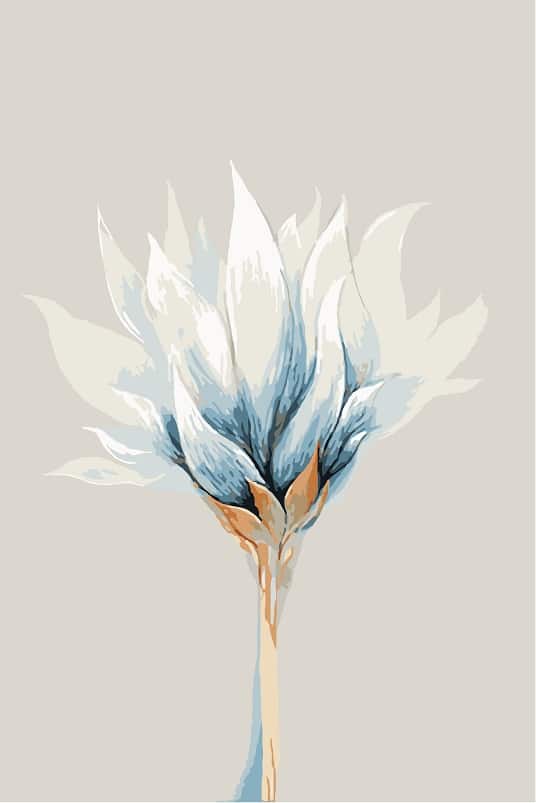 

Artificial Flower – Paint By Numbers - 40*50CM, 501 Original