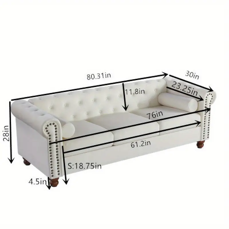   sofá tapizado de   tradicional con terciopelo/sofá Chesterfield capitoné,     detalles 5