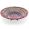 DIY Mandala Flower Diamond Painting Dining Plate Home Dining Table Fruit Tray Kits