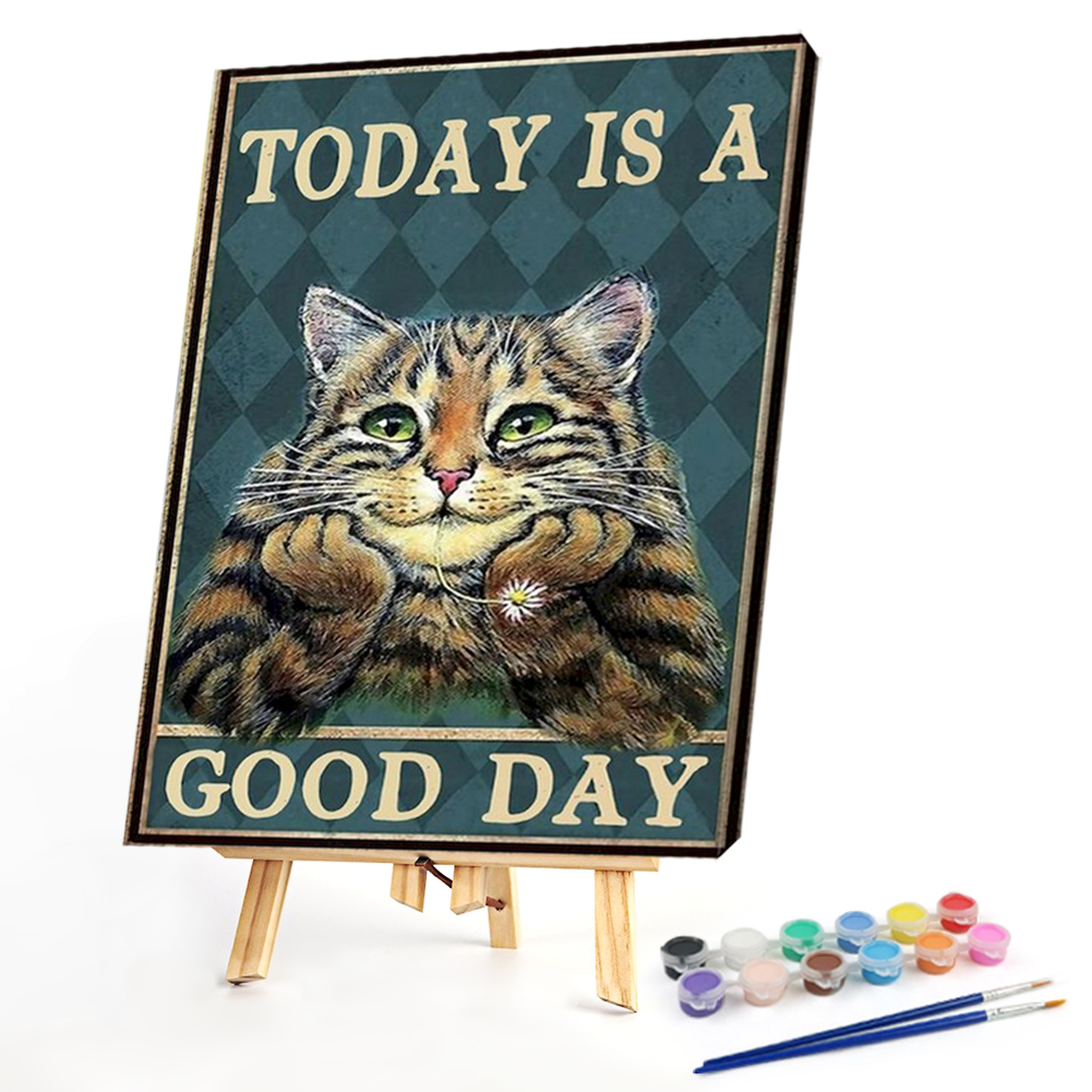 

40*50CM - Paint By Numbers - Cats Oil, 501 Original