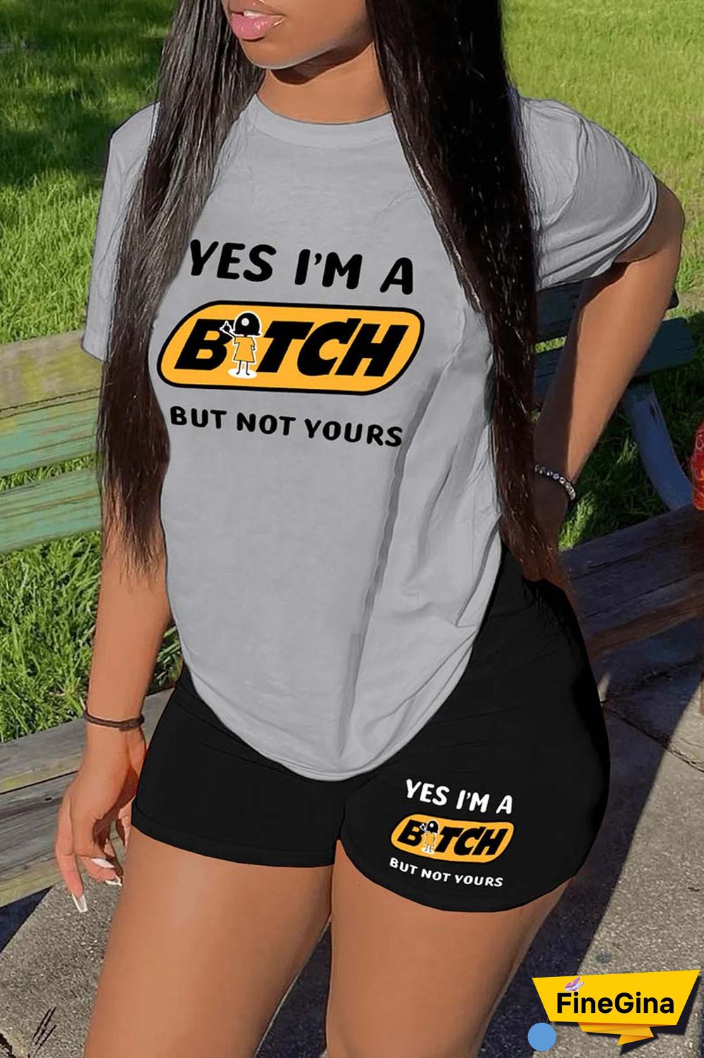 Blue Red Casual Print Basic O Neck Short Sleeve Two Pieces