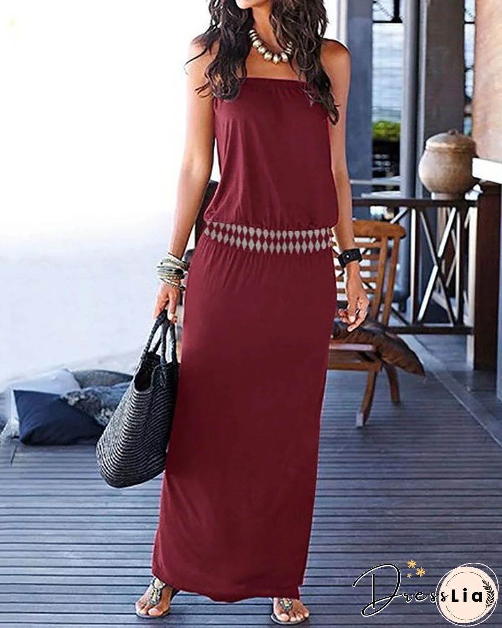 Casual Vintage Bohemia Maxi Dress