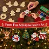 9pcs DIY Double-Sided Rhinestone Acrylic Diamond Painting Christmas Tree Pendant(Christmas Tree)