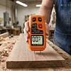 Wood Moisture Meter LCD Backlight Digital Wood Moisture Tester with 4 Switchable Modes High Precision for Firewood Paper Floor (Battery Not Included)
