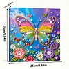 Butterfly Art Diamond Painting Kit for Adults Home Decor 25x25cm With Frame