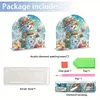 Christmas Acrylic DIY 5D Diamond Art Painting Napkin Holder Set (Snowman)