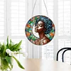 >SALE<Suncatcher Diamond Painting Hanging Pendant Home Windows Decor (Black Girl)