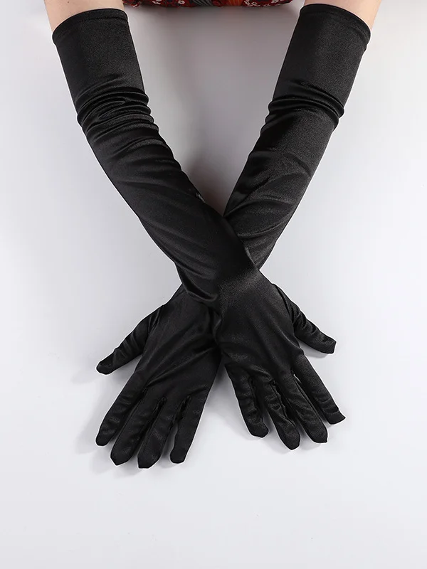 Wedding Solid Color Gloves Party Gloves 