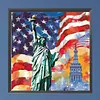 Liberty glory full diy 5d square drill diamond painting art gem art pour adultes/d&eacute;butants id&eacute;e cadeau d&eacute;coration murale maison diamond dots paintings arts picture arts 13,78x13,78in