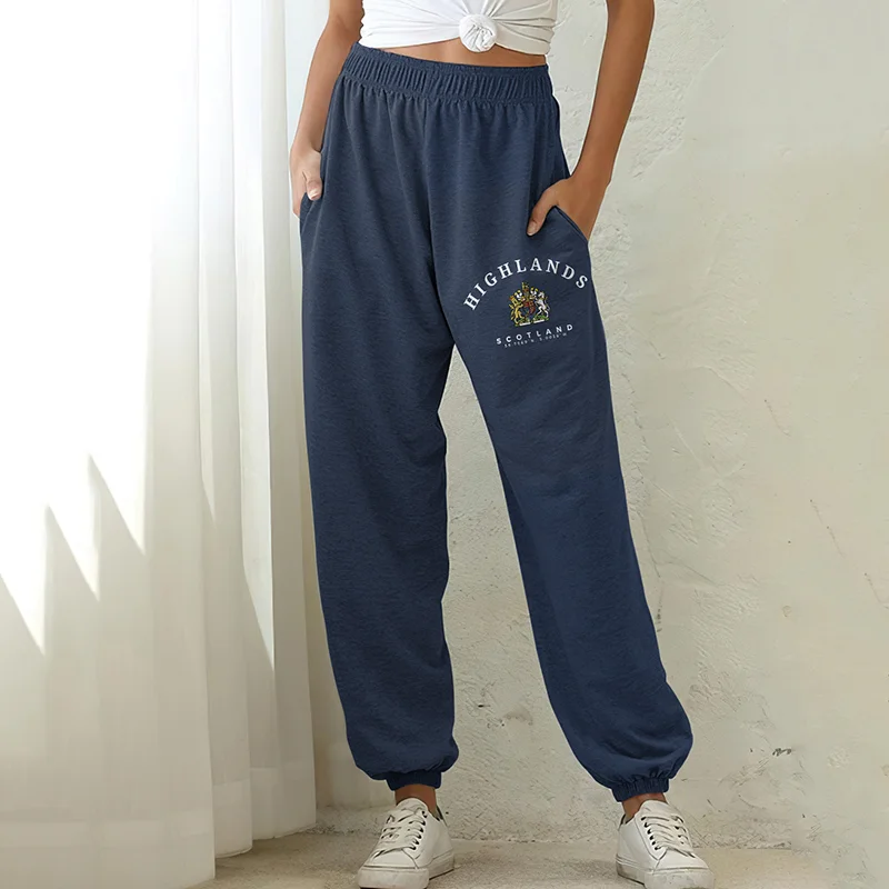The Scottish Highlands Print Casual Sweatpants
