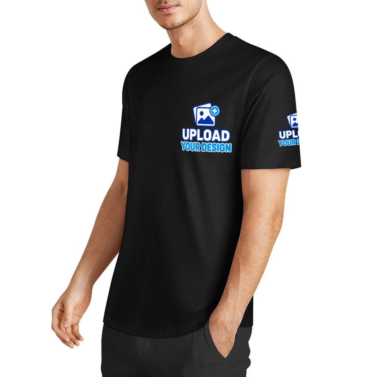Men's Pure Cotton Short Sleeve T-Shirt custom product view 9