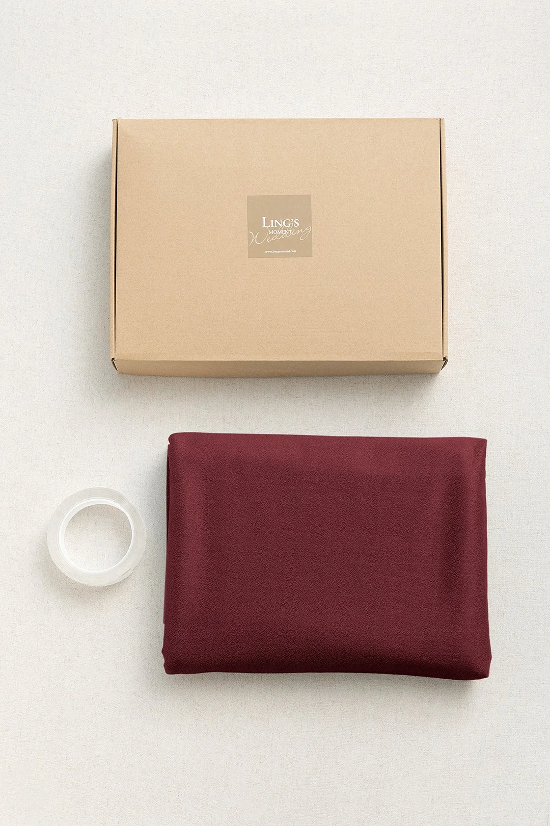 Flat Arch Decor in Burgundy & Dusty Rose