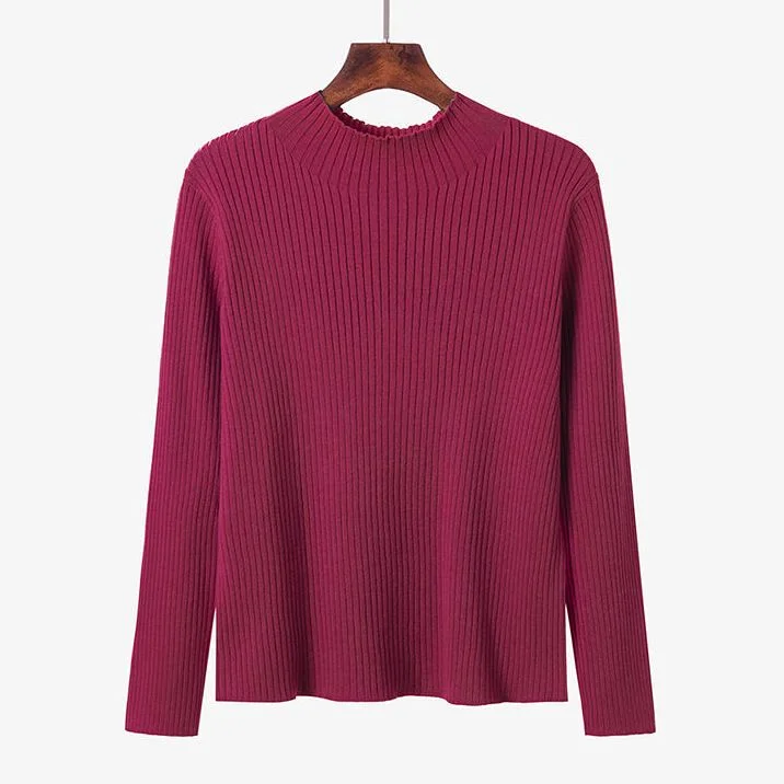 Fashion tops 2023 Women autumn winter pullover sweater casual woman clothes female ol Girls cute sweaters turtleneck bvy1641