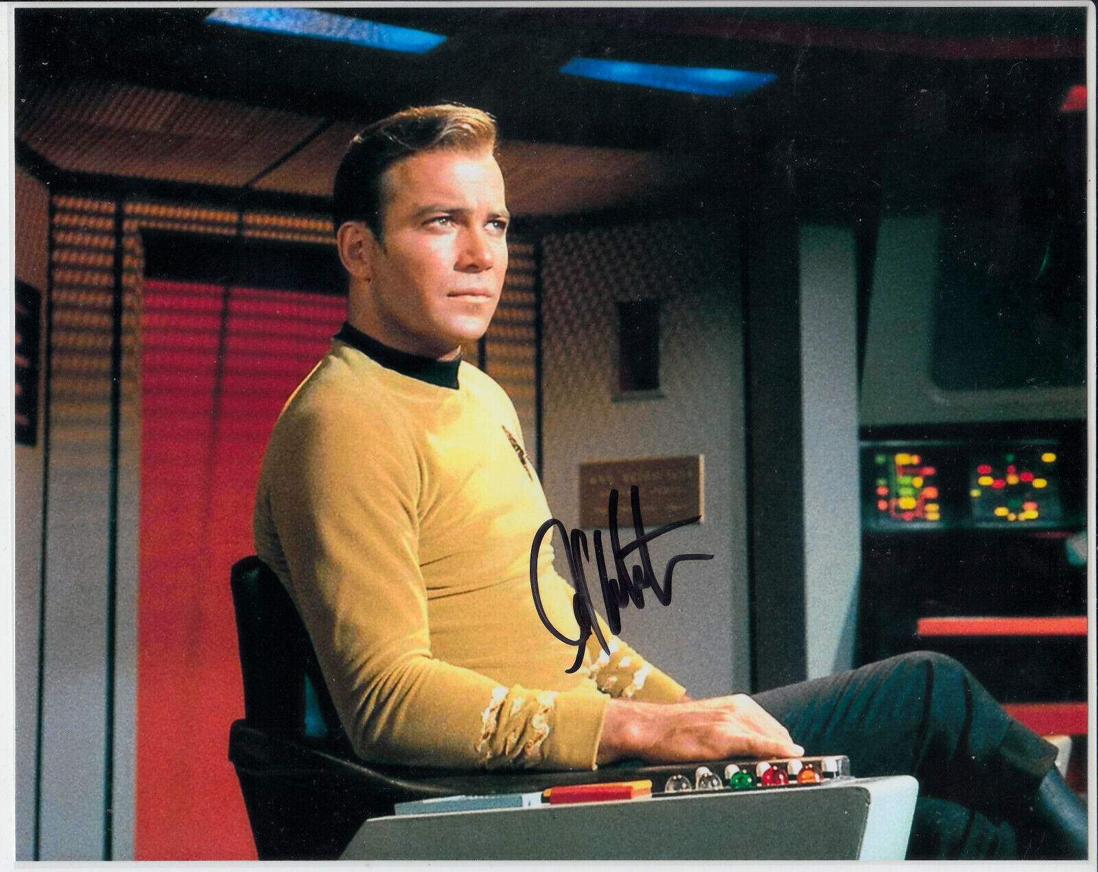 William Shatner as Captain James T. Kirk Star Trek Autograph Signed 8x10