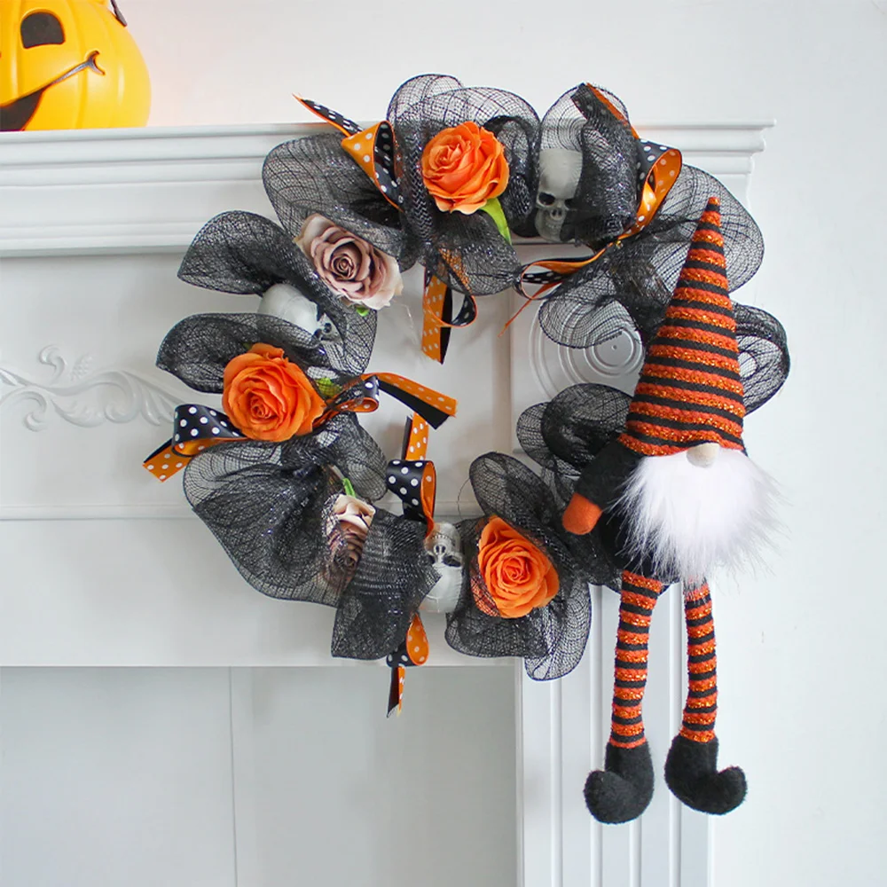 Halloween Horror Party Faceless Old Man Ornament Garland