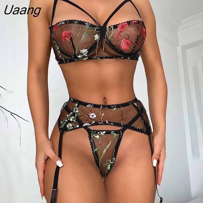 Uaang Leather Sexy Lingerie V Neck Teddies Bodysuit Plus Size Women Hollow Out Underwear Porno Corsets Backless Erotic Costumes