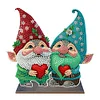 DIY Valentine's Day Gnome Diamond Painting Wooden Desktop Decor