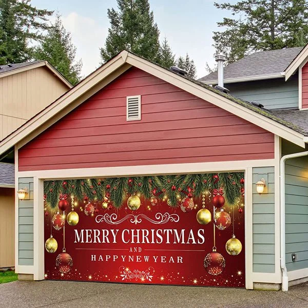 🔥kukelife🔥Christmas Mural for Garage Door