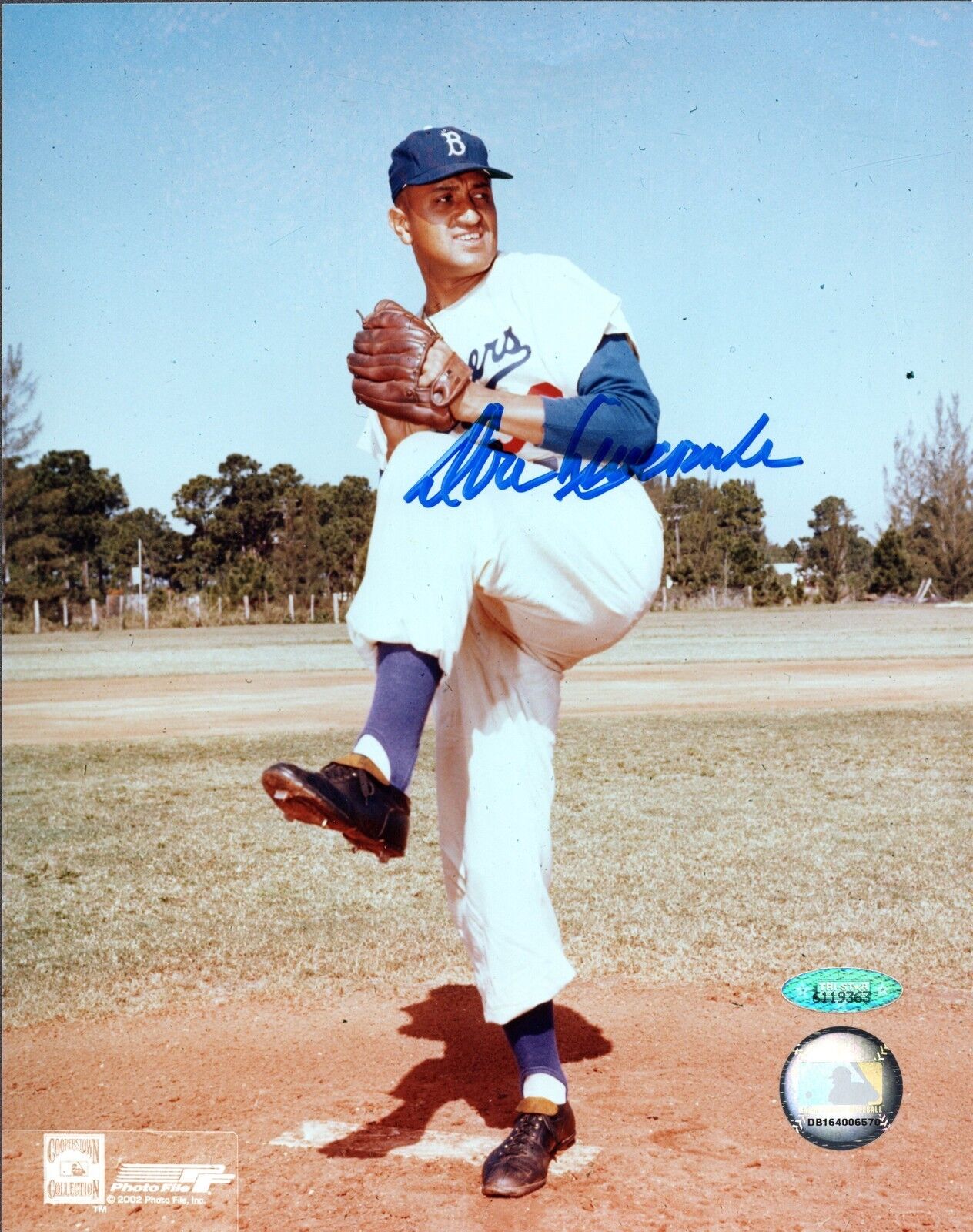 Tri-Star Don Newcombe Autographed Signed 8x10 Photo Poster painting Brooklyn Dodgers TRB 244