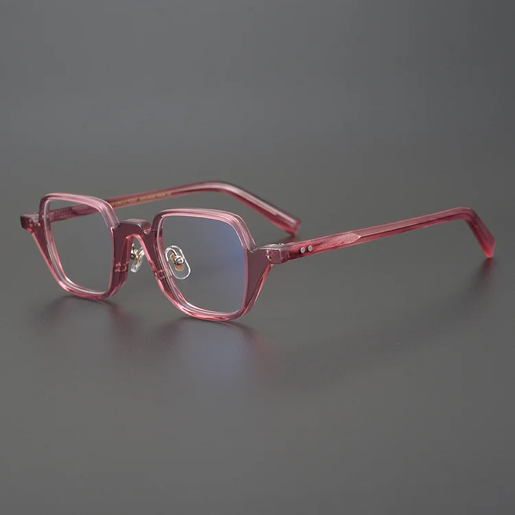 Japanese Square Personalized Thickened Acetate Glasses Frames Men Designer Brand Handmade Eyeglasses  Sunglasses