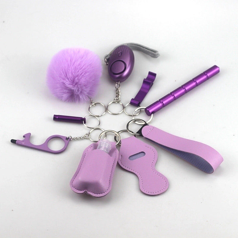 Original Design Self-defense Sunflower Self-defense Self-defense Metal Bag Pendant Self-defense Keychain