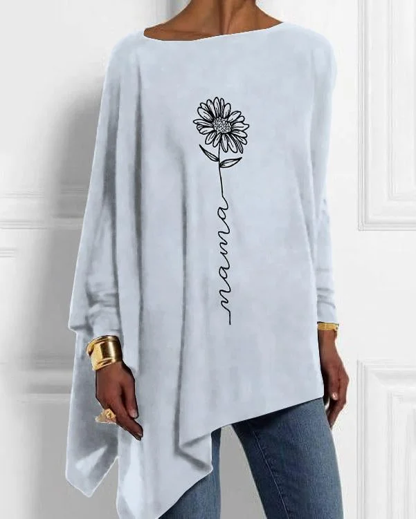 Mama Wildflower Women Irregular Top