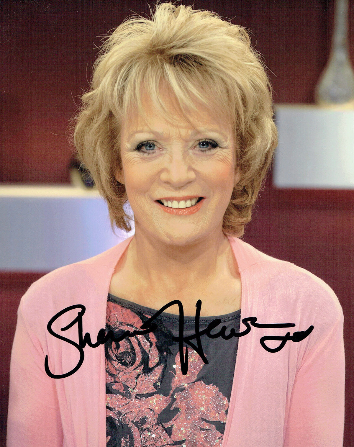 Sherrie HEWSON SIGNED Autograph Photo Poster painting AFTAL COA Loose Women Coronation Street