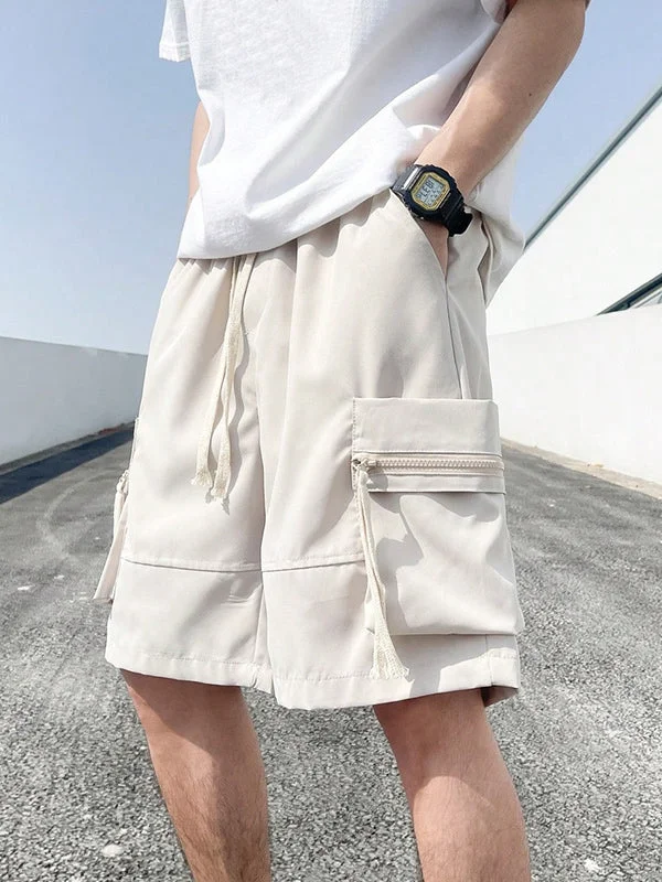 Men's Pocket Zipped Cargo Shorts