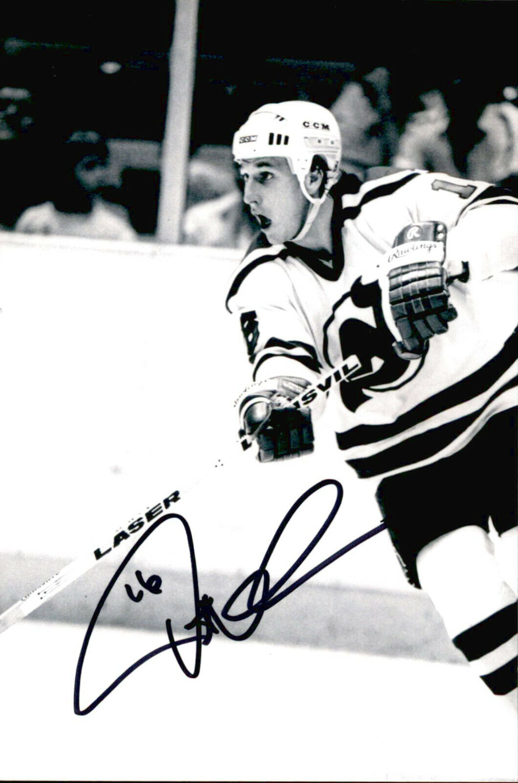 Pat Verbeek SIGNED autographed 4x6 Photo Poster painting NEW JERSEY DEVILS #2