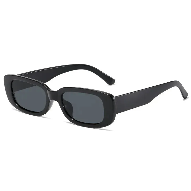 Brownm Rectangle Sunglasses