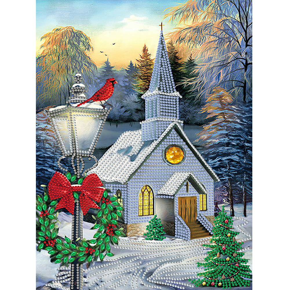 

Church - Special Shaped Diamond Painting - 30*40CM, 501 Original