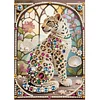 Diamond Painting-DIY Special Shaped Drill Pearl Painting Leopard(30x40cm)
