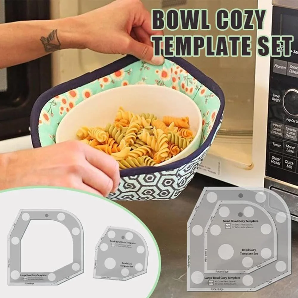 Bowl Cozy Template Cutting Ruler Set 