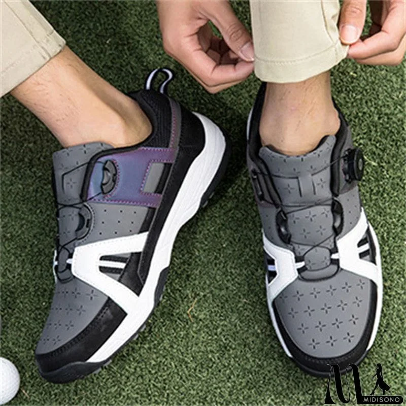 MidiSono - Men's Plus Size Casual Anti-skid Outdoor Golf Sneakers
