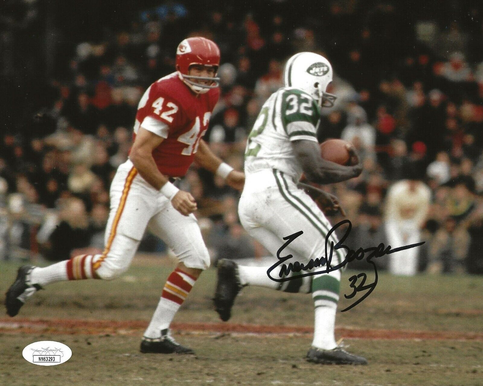 Emerson Boozer signed New York Jets 8x10 Photo Poster painting autographed 4 JSA