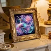 Diamond Painting-DIY Crystal Rhinestone Flowers and Dancing Girl(Box Packaging)