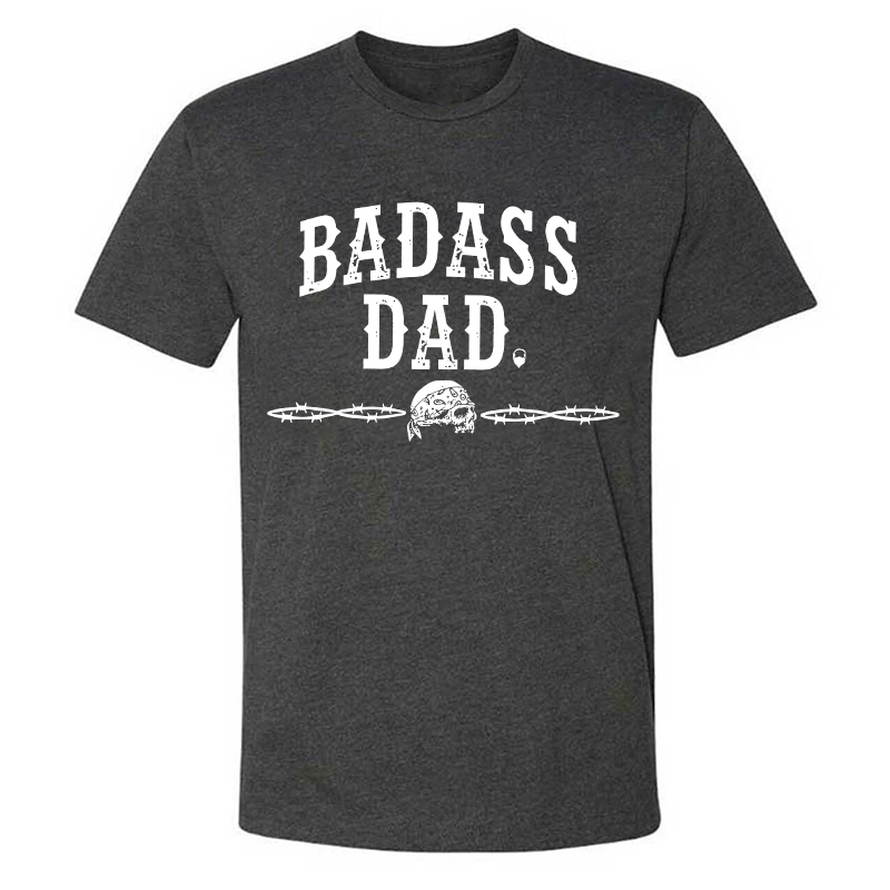 Livereid Badass Dad Men's T-shirt - Livereid
