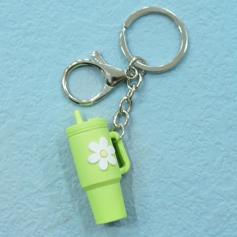 Cartoon Style Floral Soft Glue Unisex Cup Ornaments