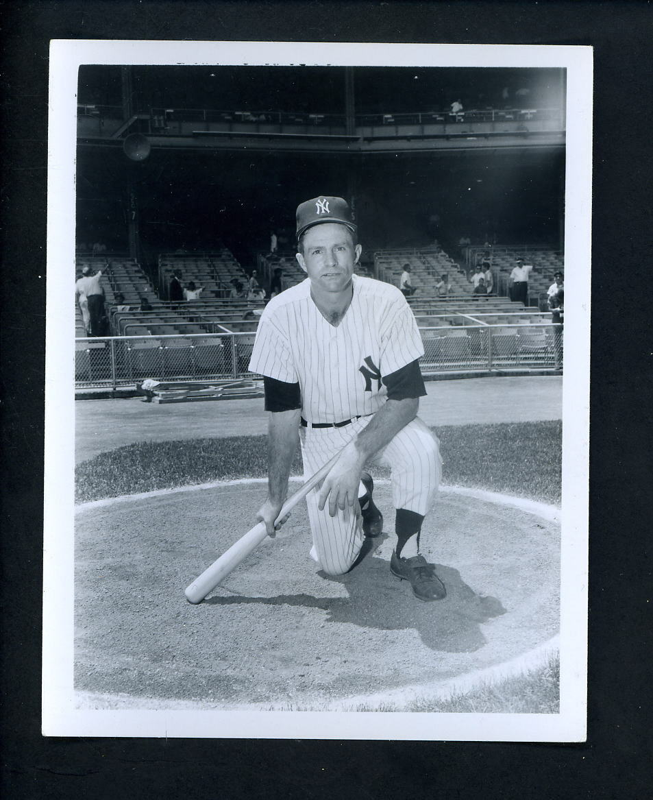 Billy Gardner c. 1961 Type I Louis Requena Press Original Photo Poster painting New York Yankees