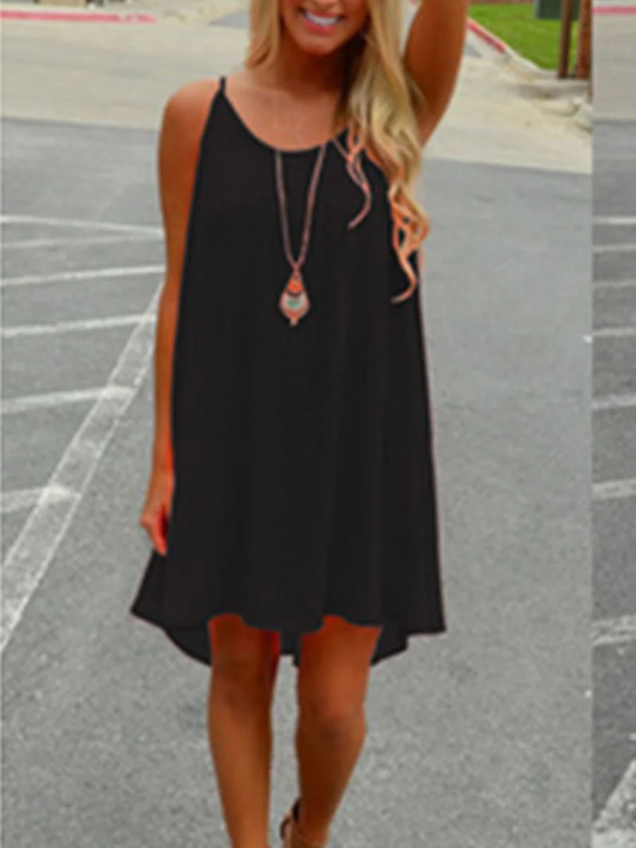 Straps Backless Dress