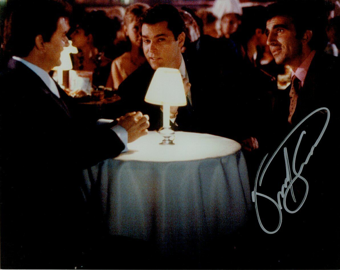 Frank Sivero Signed Autographed 8x10 Photo Poster painting The Godfather Sitting at table Liotta