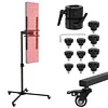 [US Local Warehouse] Near Infrared Light Stand with Wheels 44 Lb Load Capacity Red Light Stand Angle Height Adjustable Lamp Holder Gift Idea for Mom Women Wife Sister Girlfriend