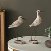 Mediterranean Vintage 3D Seabird Decorative Ornament (Pair)