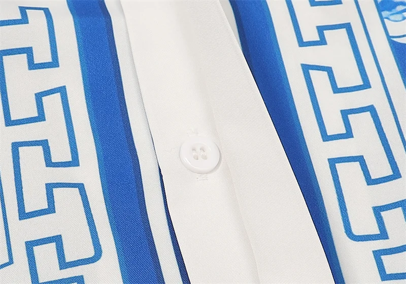 Casablanca 2023SS New Product Silk Short Sleeve Shirt